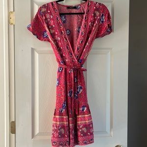 Cute festive wrap dress